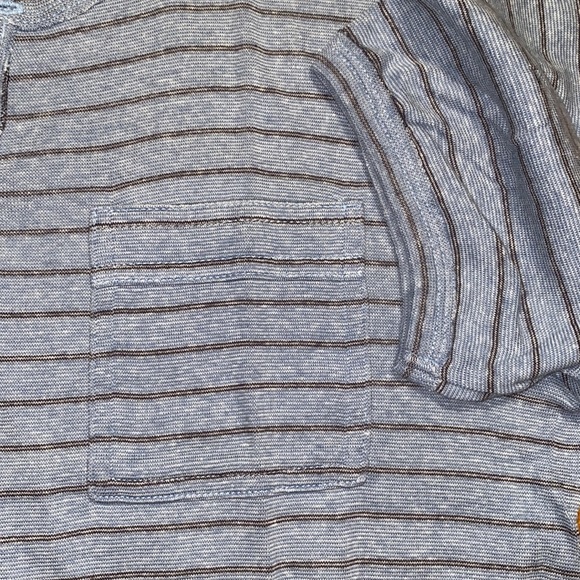 Gilded Age Inc - Henley T-shirt - Light Blue - Size Small - Picture 8 of 10